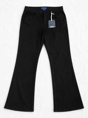 Democracy Ab Solution Itty Bitty Boot Black Jeans Size 16 NWT